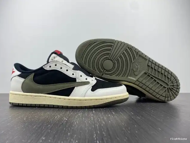 Air Low x DZ4137-106 WMNS Jordan 1 Scott Olive Travis OG 0705
